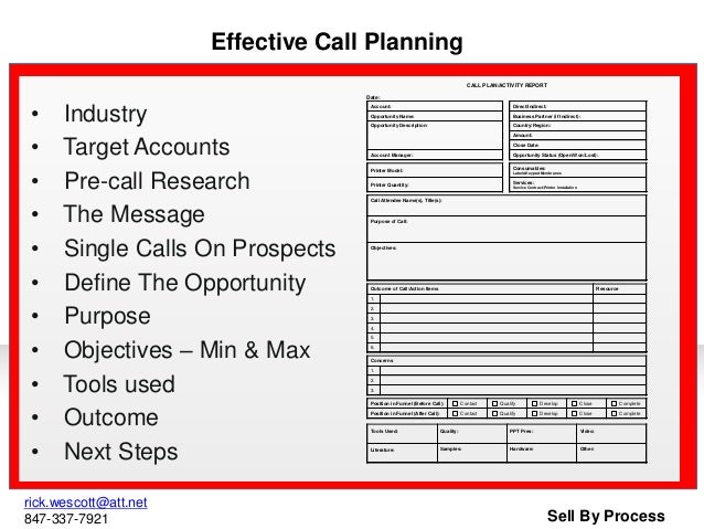 Plan2Win <strong>Pre Call Plan</strong> - <strong>Plan</strong> 2 Win Software - AppExchange Sales call plan template