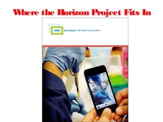 Where the Horizon Project Fits In
 