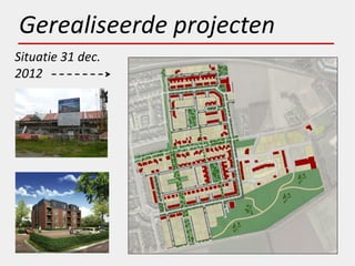 Gerealiseerde projecten
Situatie 31 dec.
2012
 