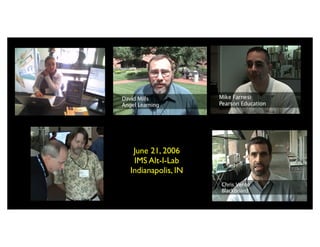 June 21, 2006
 IMS Alt-I-Lab
Indianapolis, IN
 