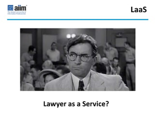 LaaS




Lawyer as a Service?
 