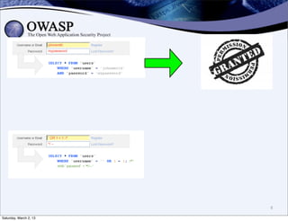 8

Saturday, March 2, 13
 