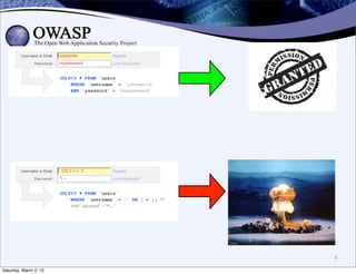 8

Saturday, March 2, 13
 