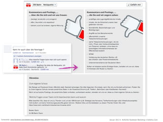 Screenshot: www.facebook.com/dbbahn/app_391086744236251   Januar 2013 • AUSZUG Facebook Workshop • DoSchu.Com
 