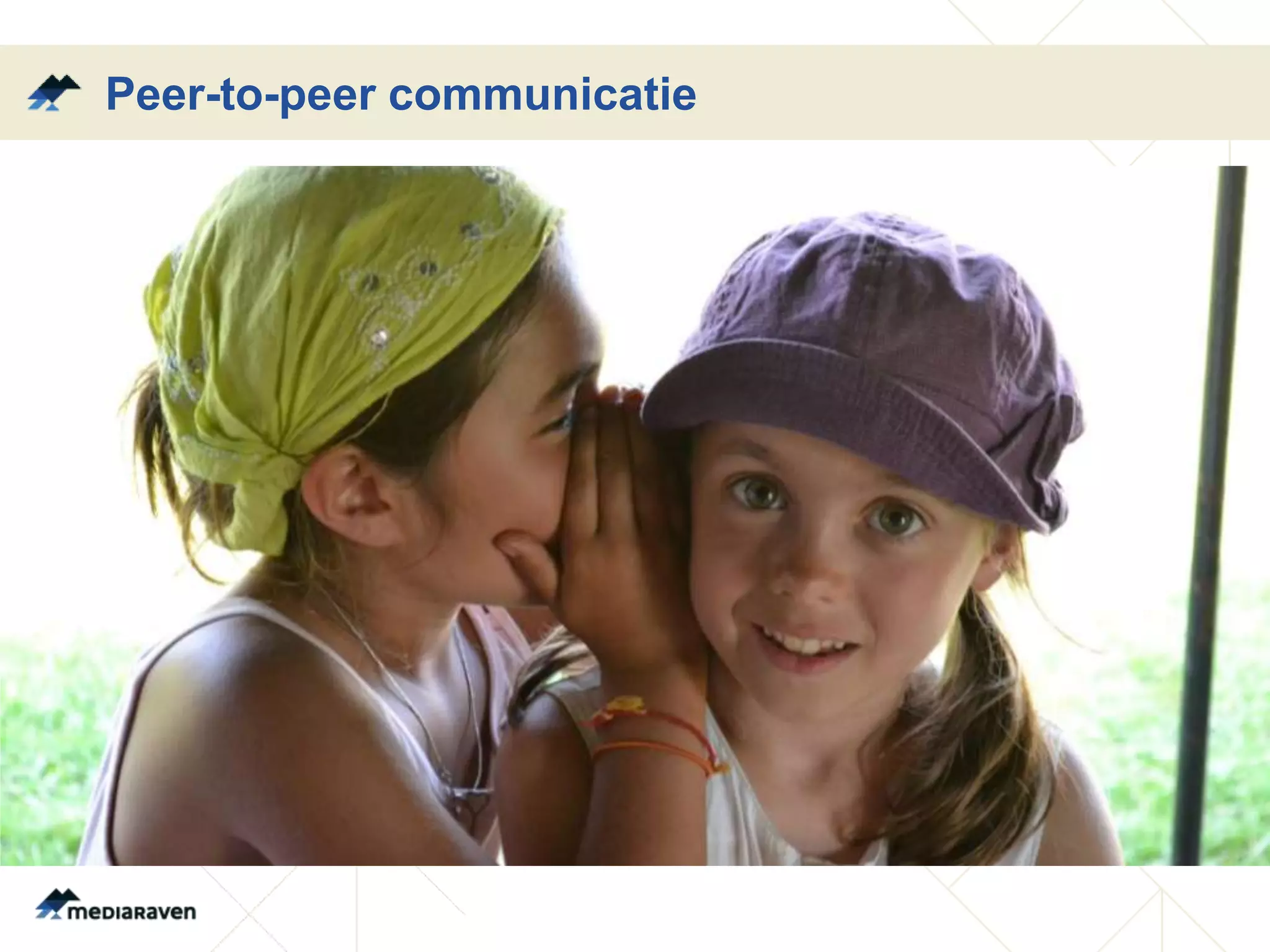 Peer-to-peer communicatie
 