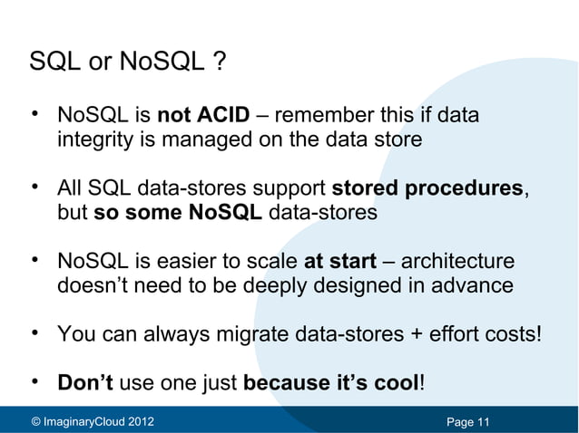 MySQL vs NoSQL | PPT