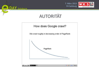 7. März 2013
             FH Salzburg




AUTORITÄT
 