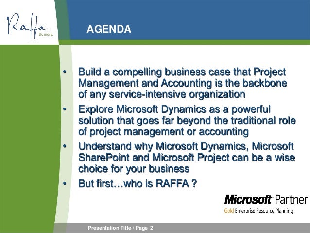 microsoft project seminar