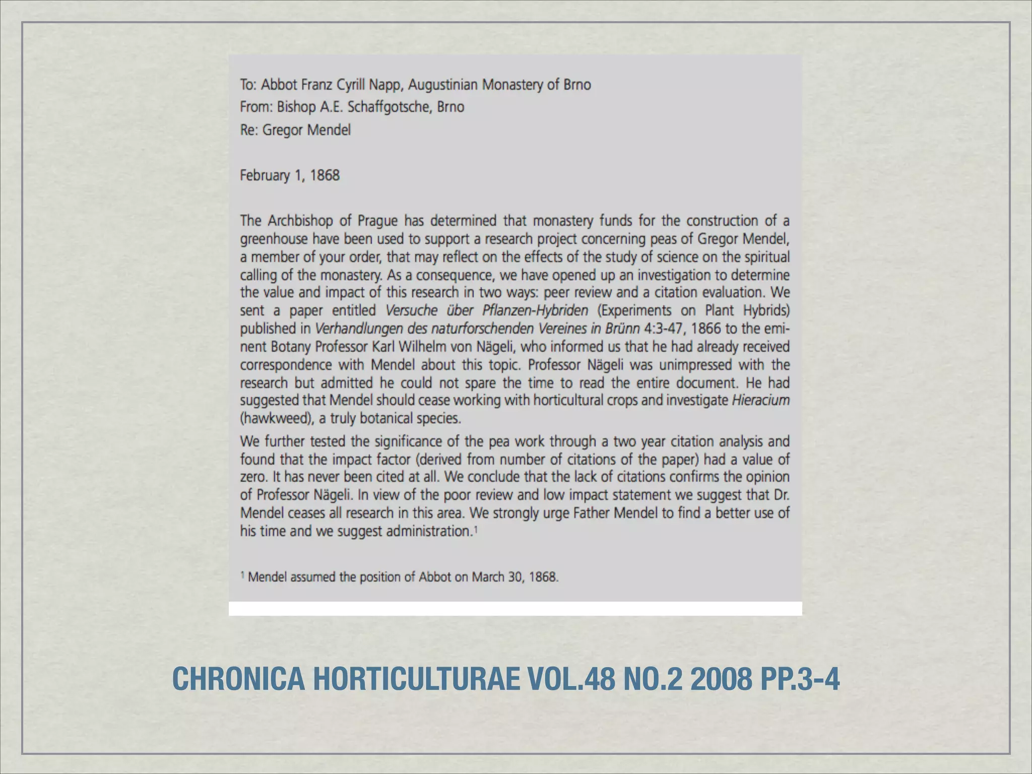 CHRONICA HORTICULTURAE VOL.48 NO.2 2008 PP.3-4
 