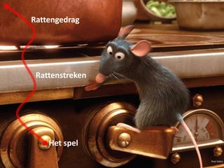 Rattengedrag




 Rattenstreken




    Het spel
                 Pixar Stdios
 