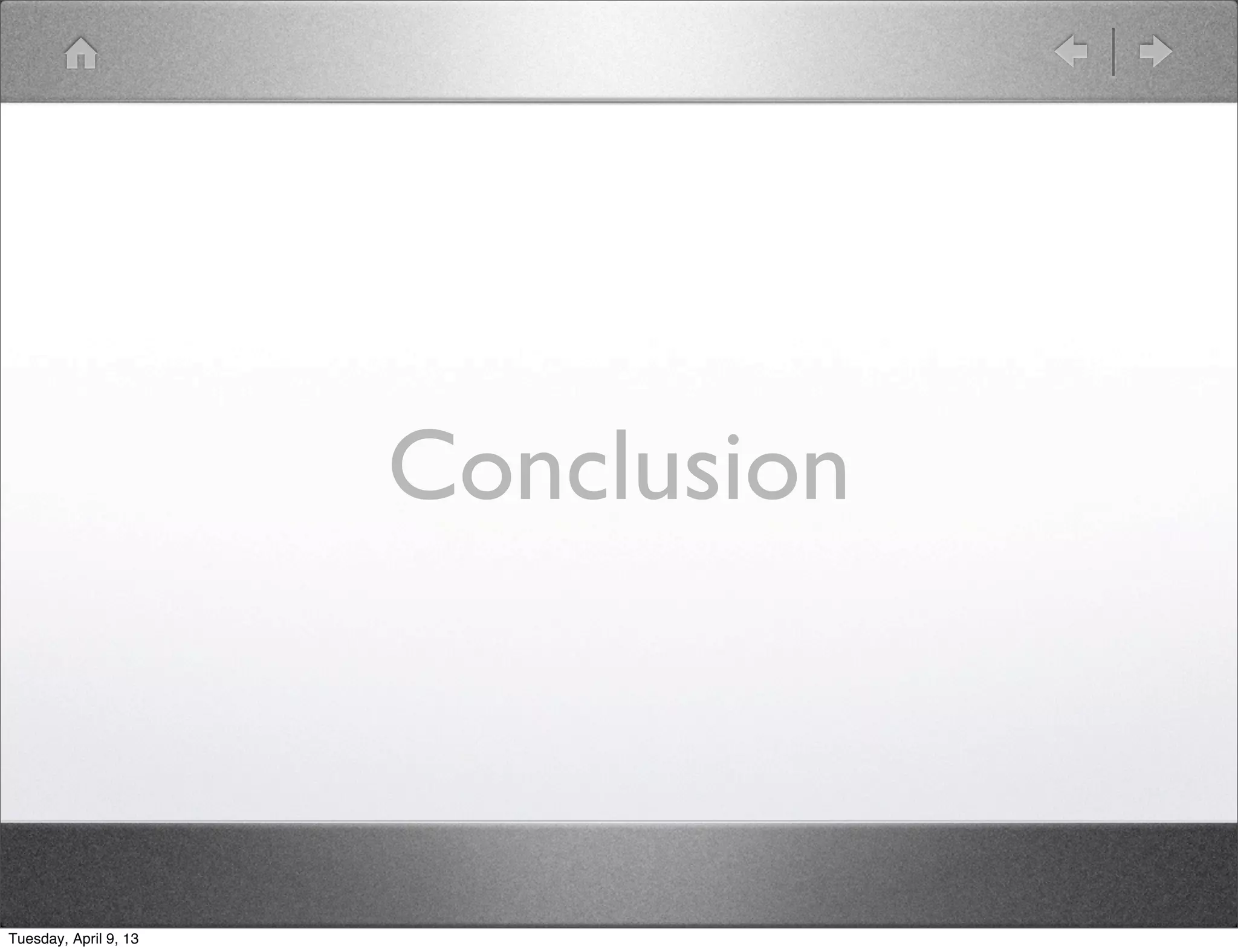Other Useful Tools
                       • Python-dateutil : Super-duper date parser
                       • Oozie : Hadoop workﬂow engine
                       • Piggybank and Elephant Bird : 3rd party pig
                         libraries
                       • Chardet: Character detection library for
                         Python



Tuesday, April 9, 13
 