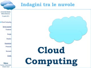 Davide Gabrini, Cloud computing e cloud investigation