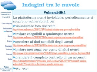 Davide Gabrini, Cloud computing e cloud investigation