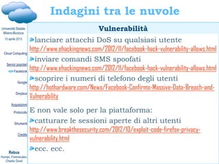 Davide Gabrini, Cloud computing e cloud investigation