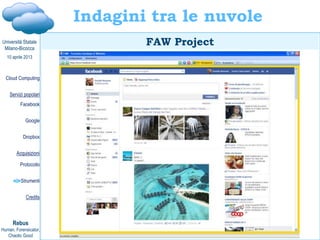 Davide Gabrini, Cloud computing e cloud investigation