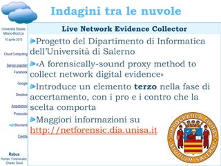 Davide Gabrini, Cloud computing e cloud investigation