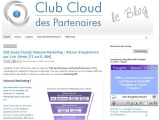 2013.04.12 #2 - Blogging ? B2B [cloud] Inbound Marketing - Don't ask for permission, just do it.ppt - Loic Simon