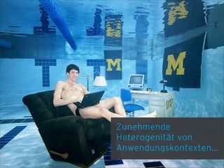 Zunehmende
Heterogenität von
Anwendungskontexten...
 