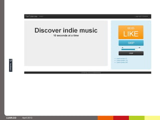 LUXR.CO   April 2013
 