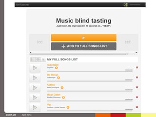 LUXR.CO   April 2013
 