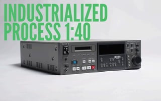 INDUSTRIALIZED
PROCESS 1:40
 