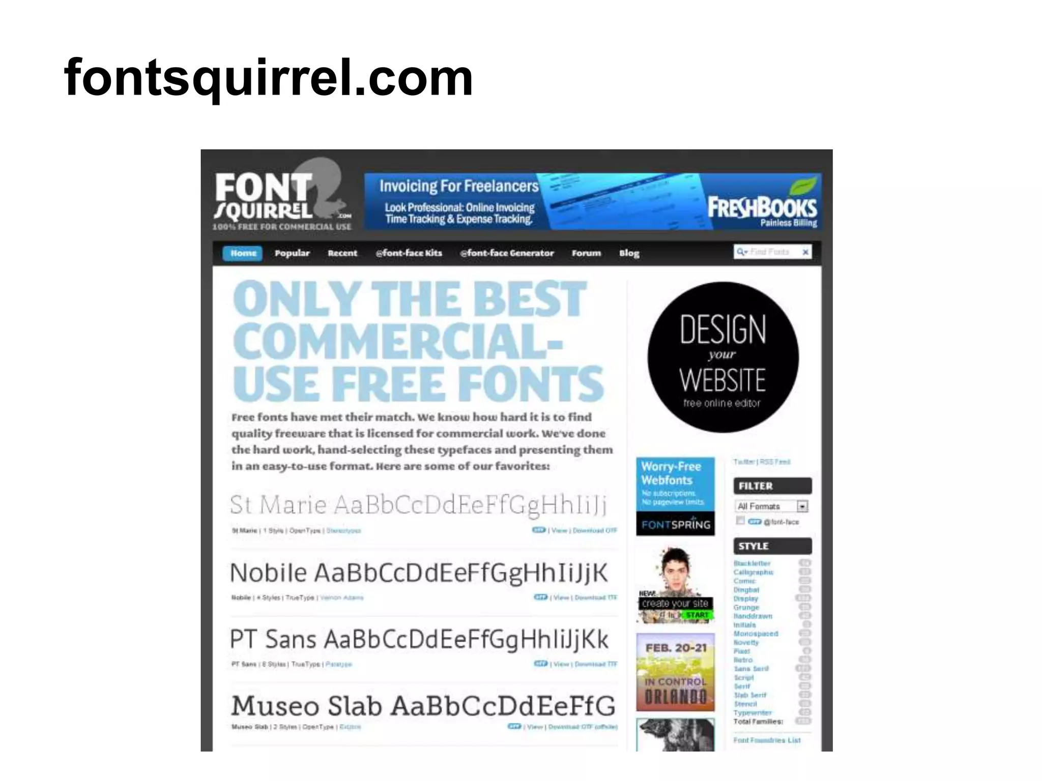 fontsquirrel.com
 