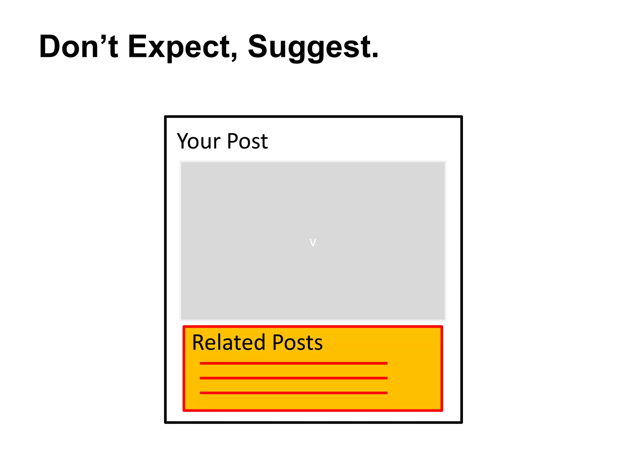 Don’t Expect, Suggest.
v
Your Post
Related Posts
 