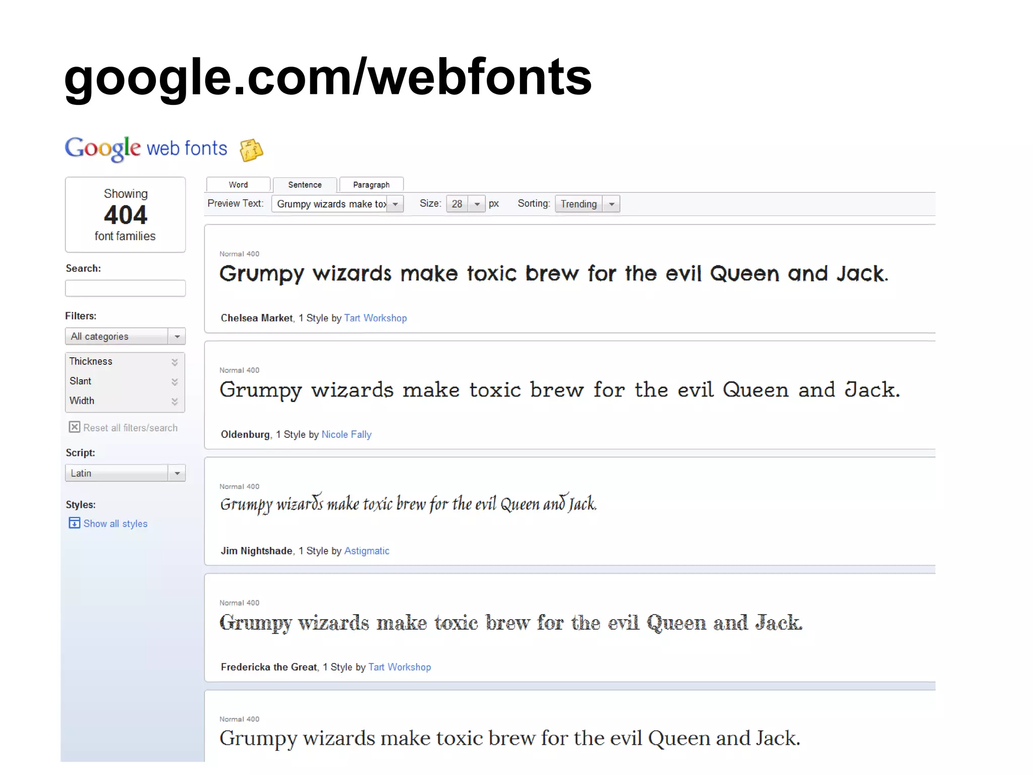 google.com/webfonts
 