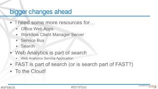 bigger changes ahead
 