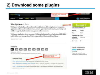 IBM Corporation ©2013
2) Download some plugins
 