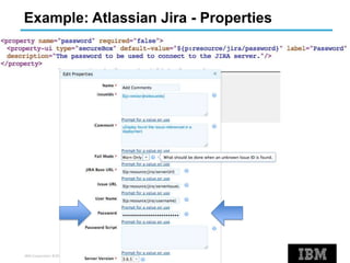 IBM Corporation ©2013
Example: Atlassian Jira - Properties
 