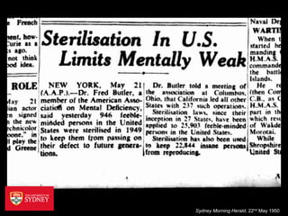 Sydney Morning Herald, 22nd May 1950
 