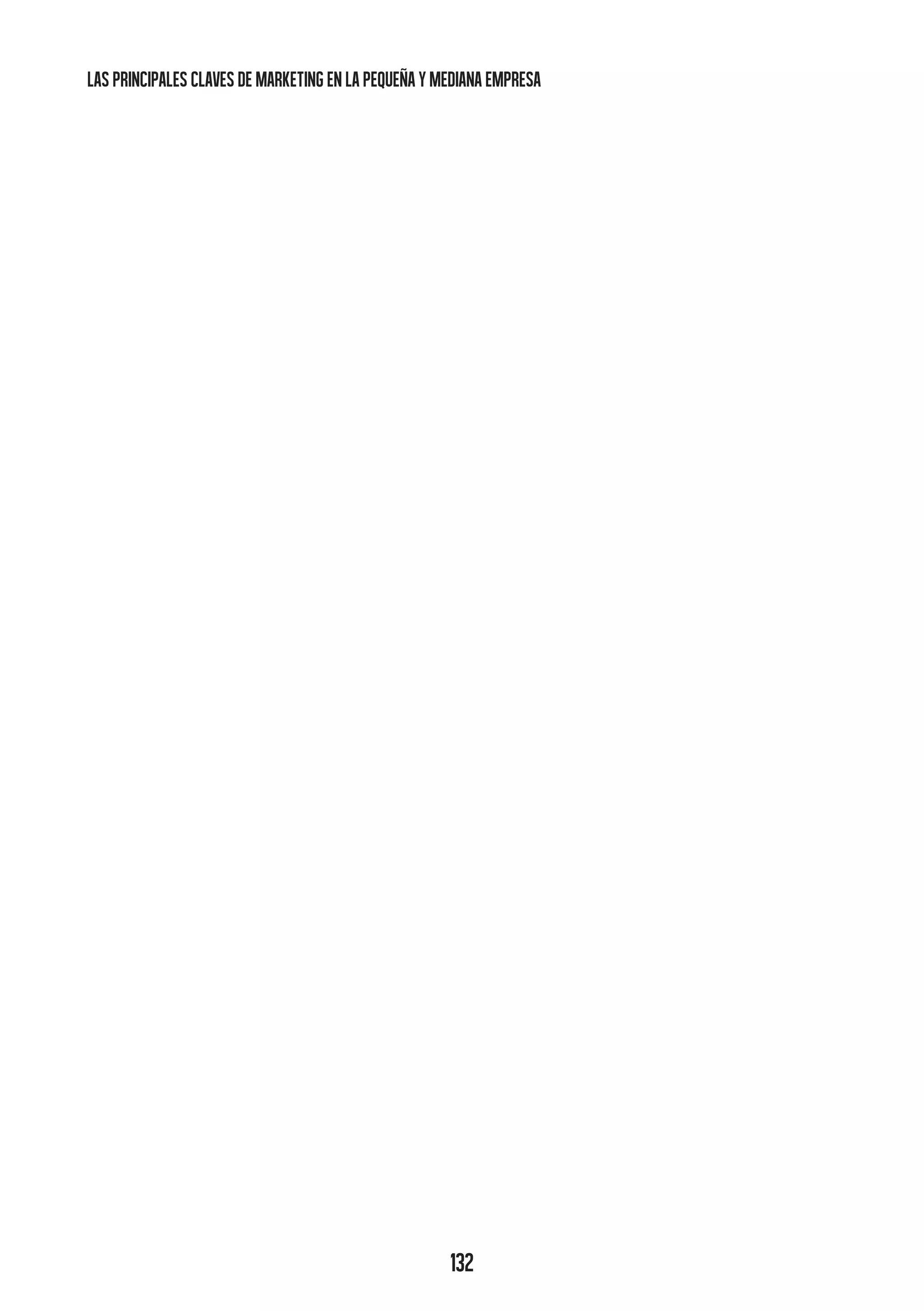 las principales claves de marketing en la pequeña y mediana empresa

132

 