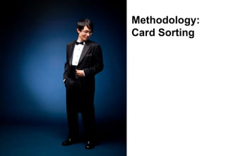 Methodology:
Card Sorting
 