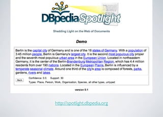 http://spotlight.dbpedia.org
 