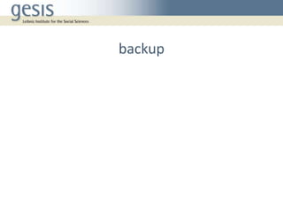 backup
 