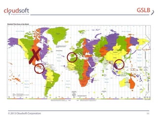 © 2013 Cloudsoft Corporation
GSLB
11
✗
◦ ◦ ◦
 