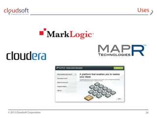 © 2013 Cloudsoft Corporation
Uses
24
 