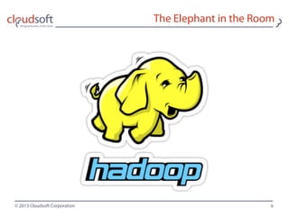 © 2013 Cloudsoft Corporation
The Elephant in the Room
9
 