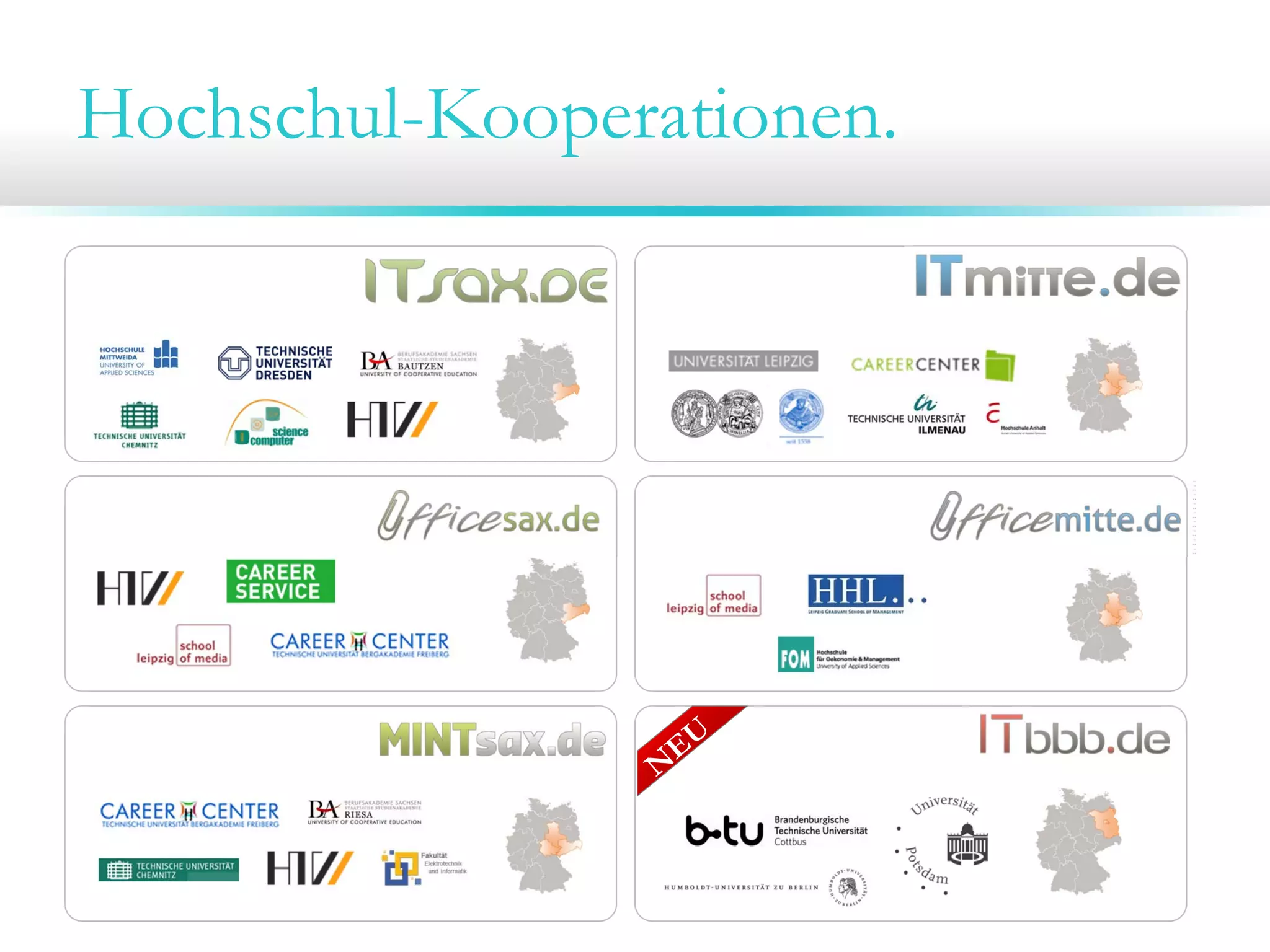 Hochschul-Kooperationen.
 