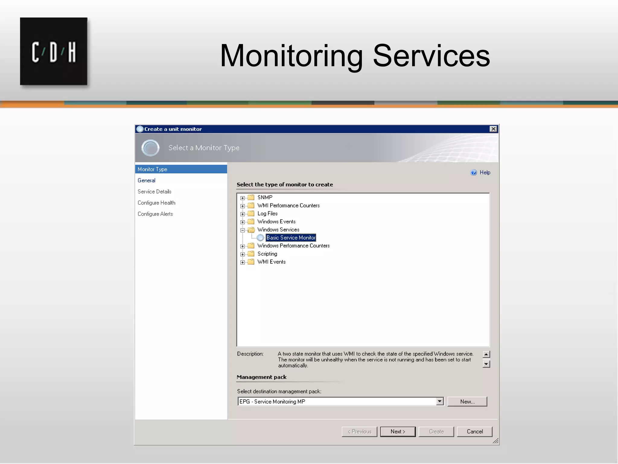Monitoring Services
 