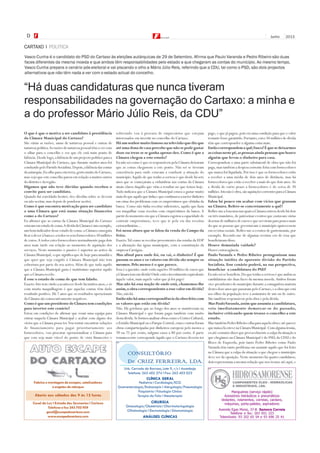 Entrevista de Vasco Cunha - Jornal Fundamental (Junho de 2013)