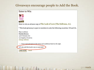 What are the
3 things
do you think Goodreads authors
should absolutely do?
So, Bella...
 