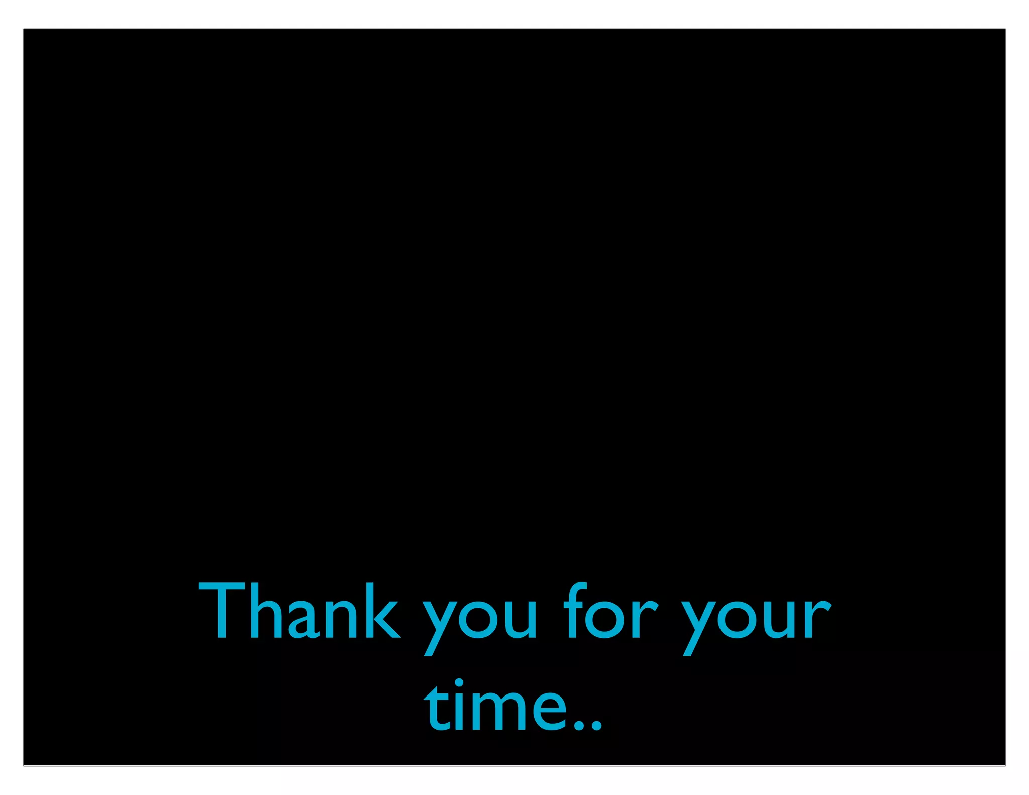 This is just an idea...
• I have no resources other than my own
spare time...
• I cannot make this happen - I can only
present an idea and see if people resonate
with that idea...
 