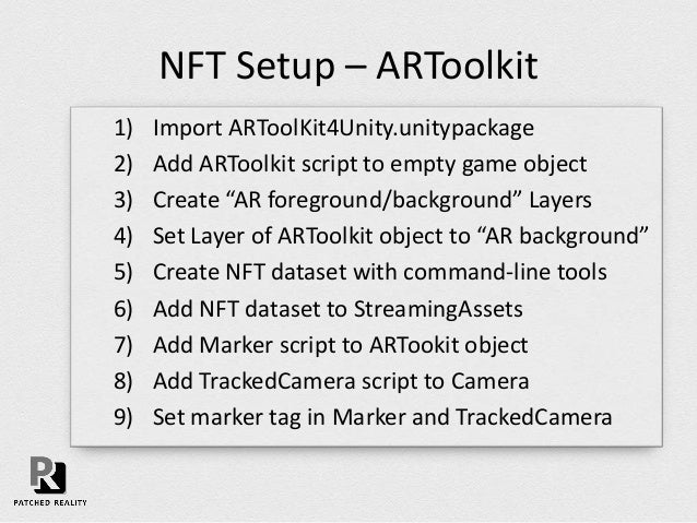 Artoolkit Tutorial Ios Artoolkit Tutorial Ios