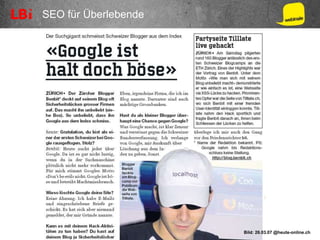 SEO für Überlebende
Bild: 26.03.07 @heute-online.ch
 