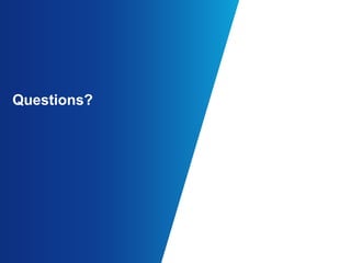 Questions?
 