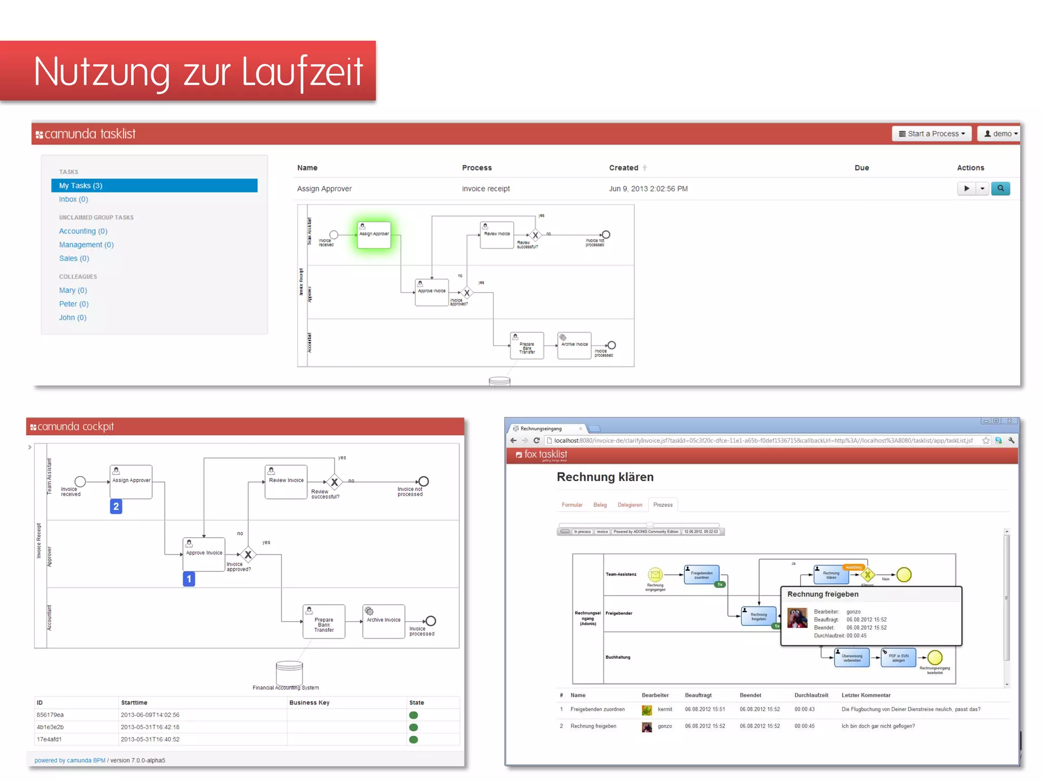 Nutzung zur Laufzeit
 