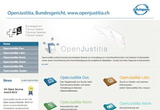 30
OpenJustitia, Bundesgericht, www.openjustitia.ch
 