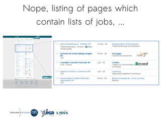 Nope, listing of pages which
contain lists of jobs, ...
 